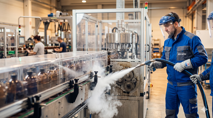 kuru buzla temizlik, endüstriyel temizlik, kuru buz temizleme nedir, makine temizleme yöntemleri, susuz endüstriyel temizlik, dry ice blasting türkiye, fabrika bakım çözümleri, hassas yüzey temizliği, elektrik panosu temizliği, kimyasalsız temizlik, er gök endüstriyel temizlik, yerinde makine temizliği, endüstriyel hijyen sistemleri, aşındırmayan temizlik, kuru buz püskürtme